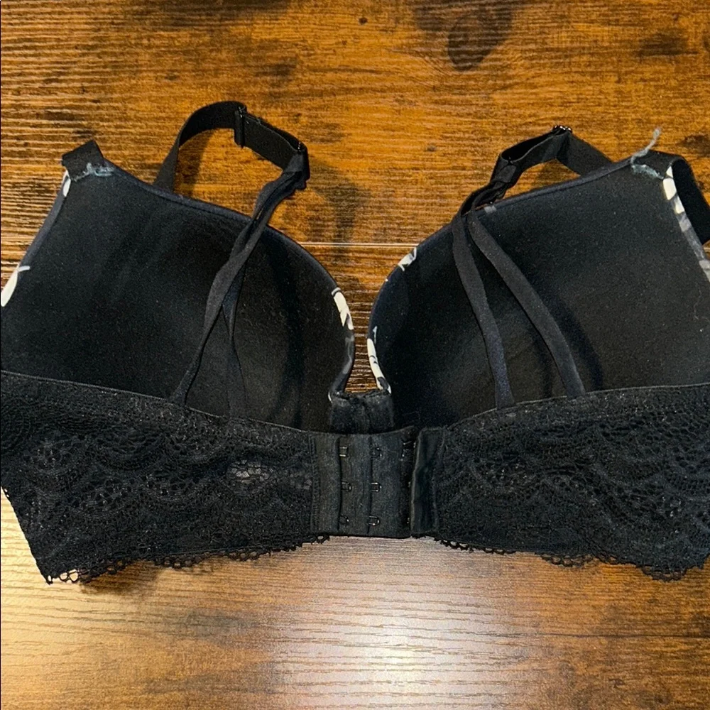 Auden Floral Black Lace Bra 36DD - Picture 2 of 6
